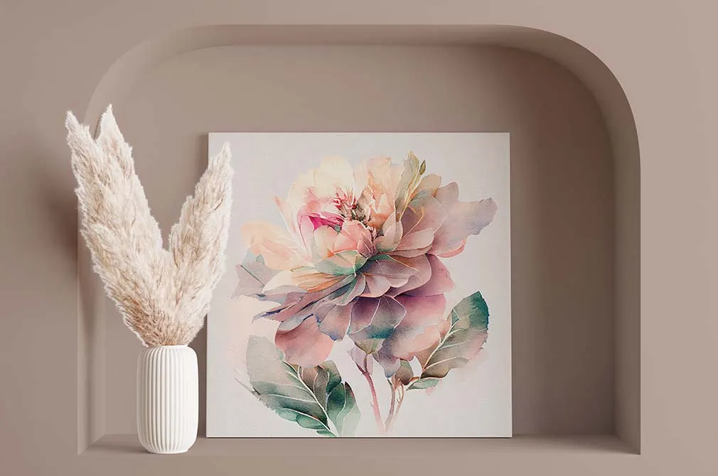 Minimalist Interior Canvas Mockup