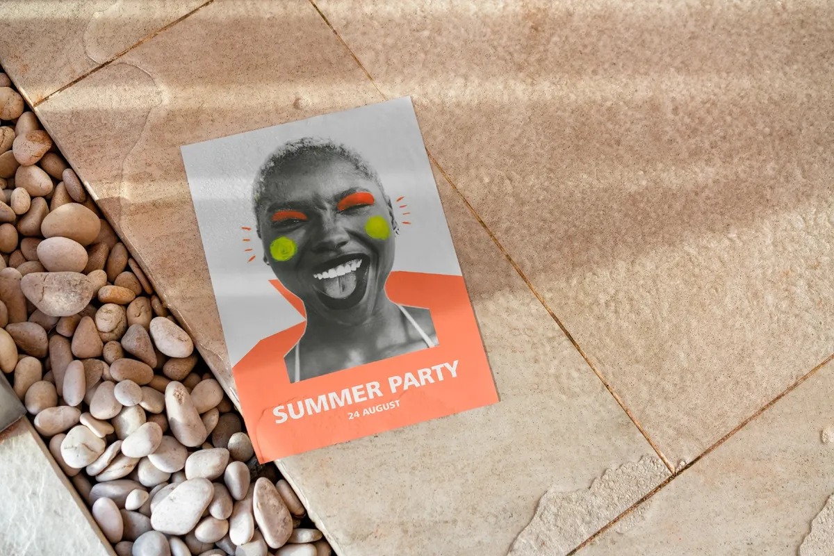 Party Poster Mockups Set
