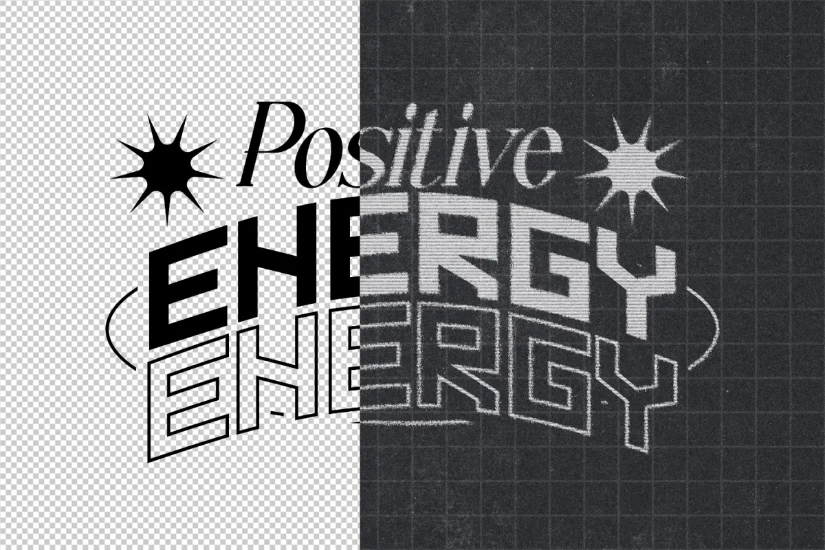 Print Text & Logo Effect