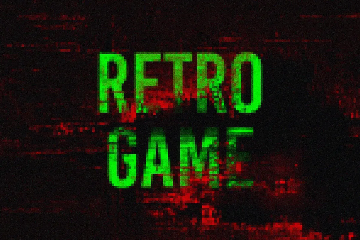 Bloody Pixel Text Effect