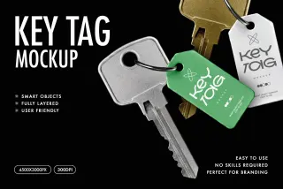Key Tag Mockup