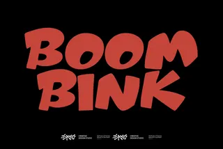 Boom Bink - Playful Comic Display Typeface