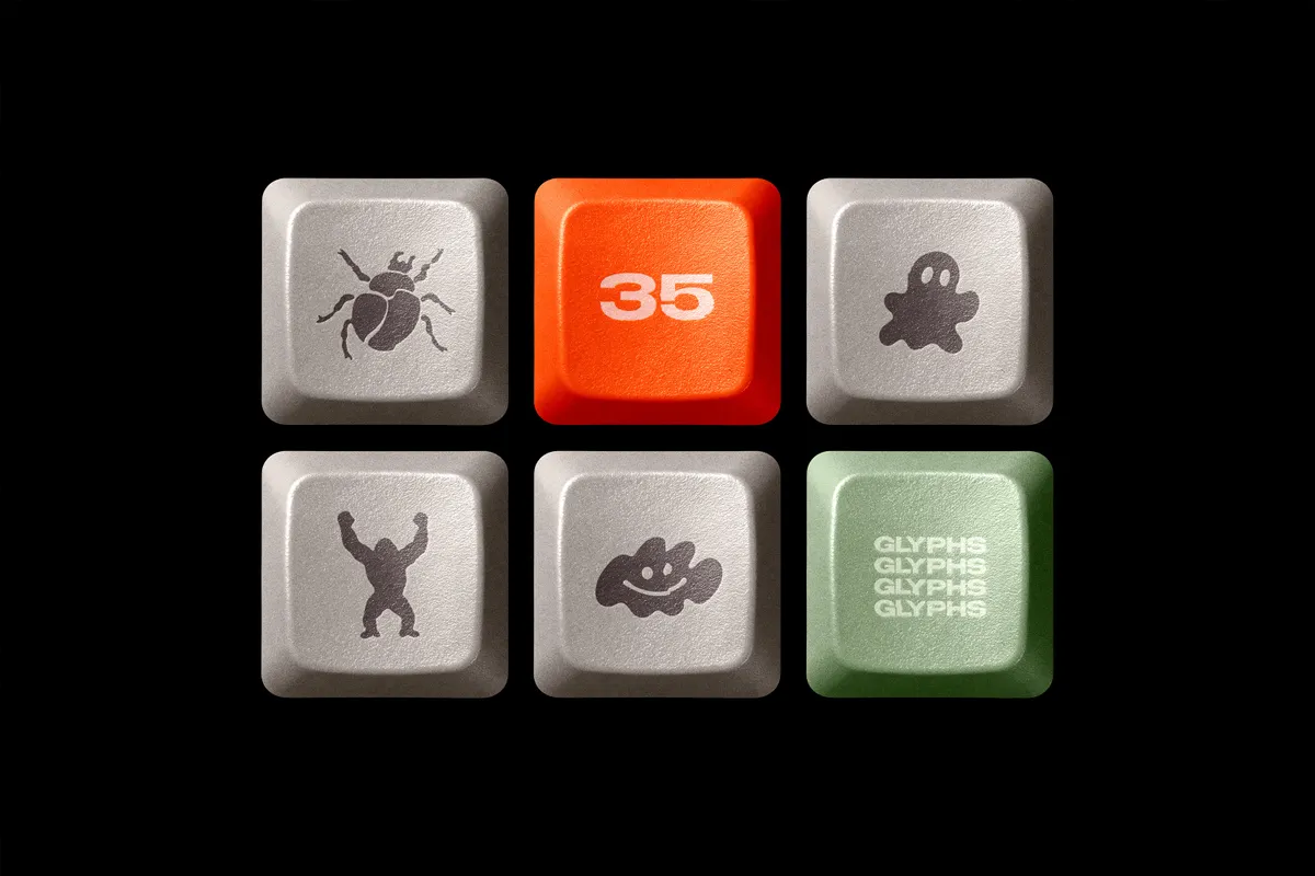 175 Experimental Vector Glyphs – Graphic Creatures & Organic Marks