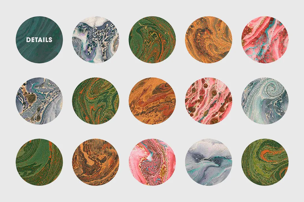Authentic Marble Paper Textures