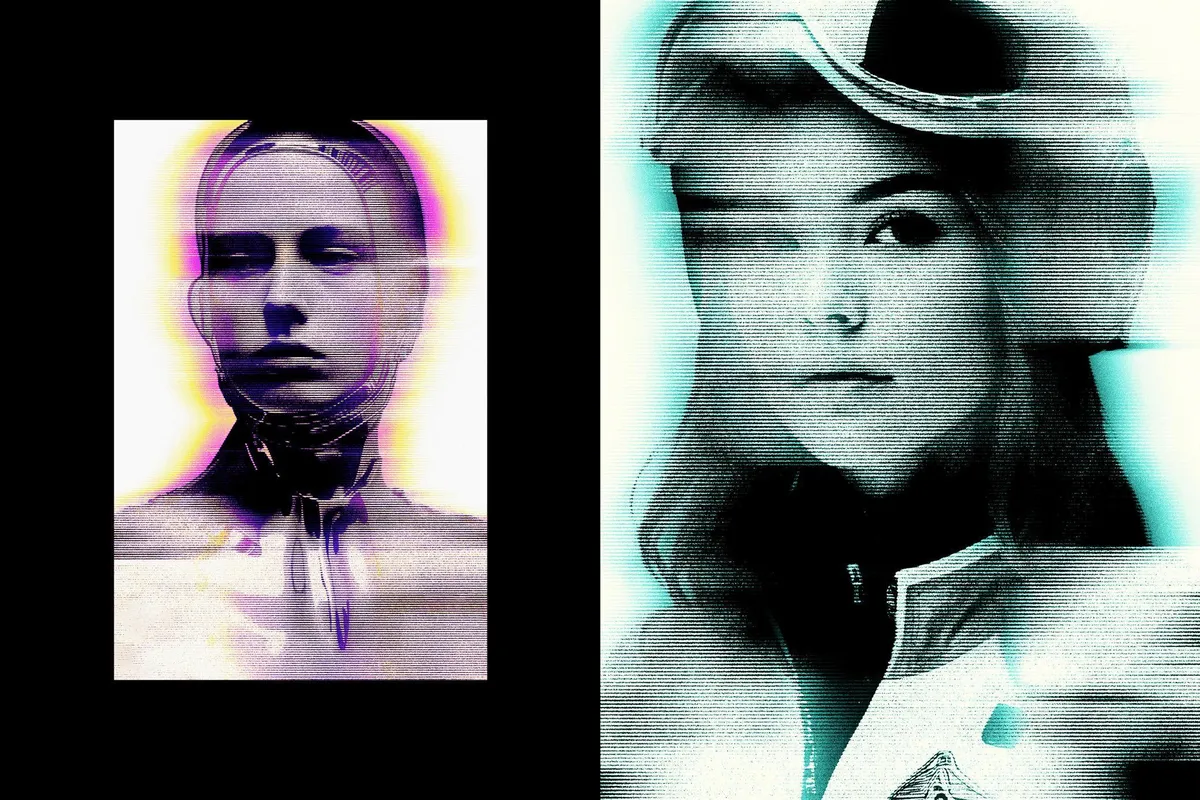 Bad Color Print Photo Effect
