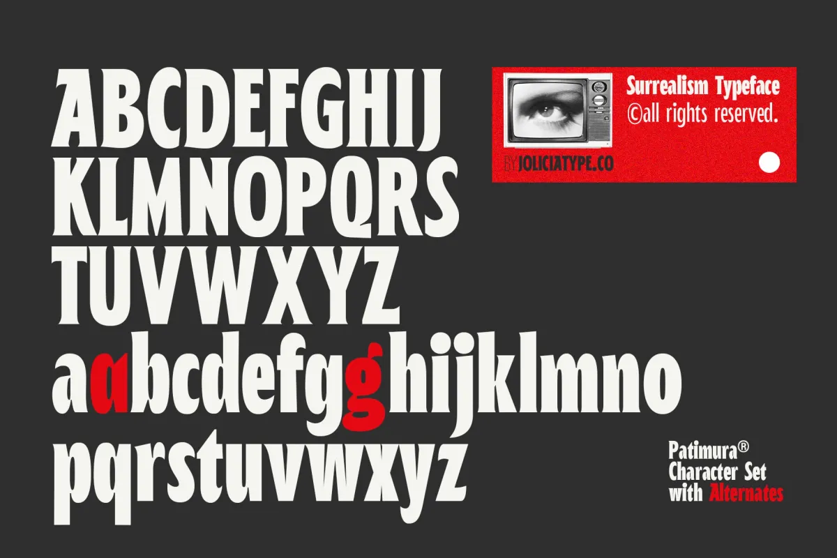 Patimura Condensed - Bold Serif Font Family