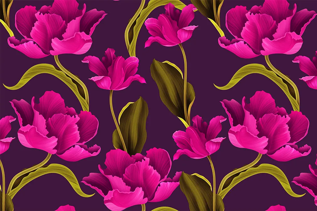 6 Seamless Floral Patterns