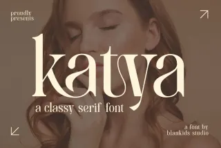 Katya a Luxury Serif Font