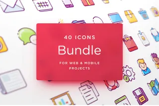 Web & Mobile Icons Bundle