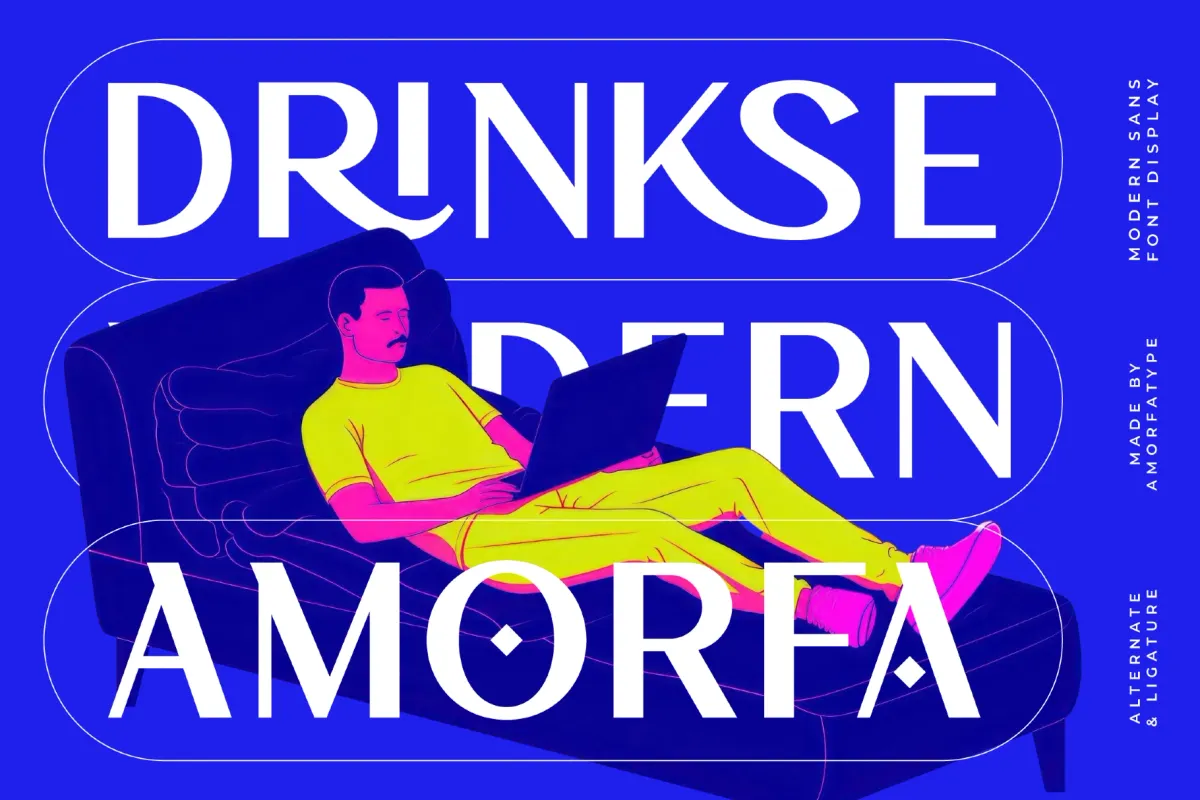 Drinkse - Modern Display Sans Font