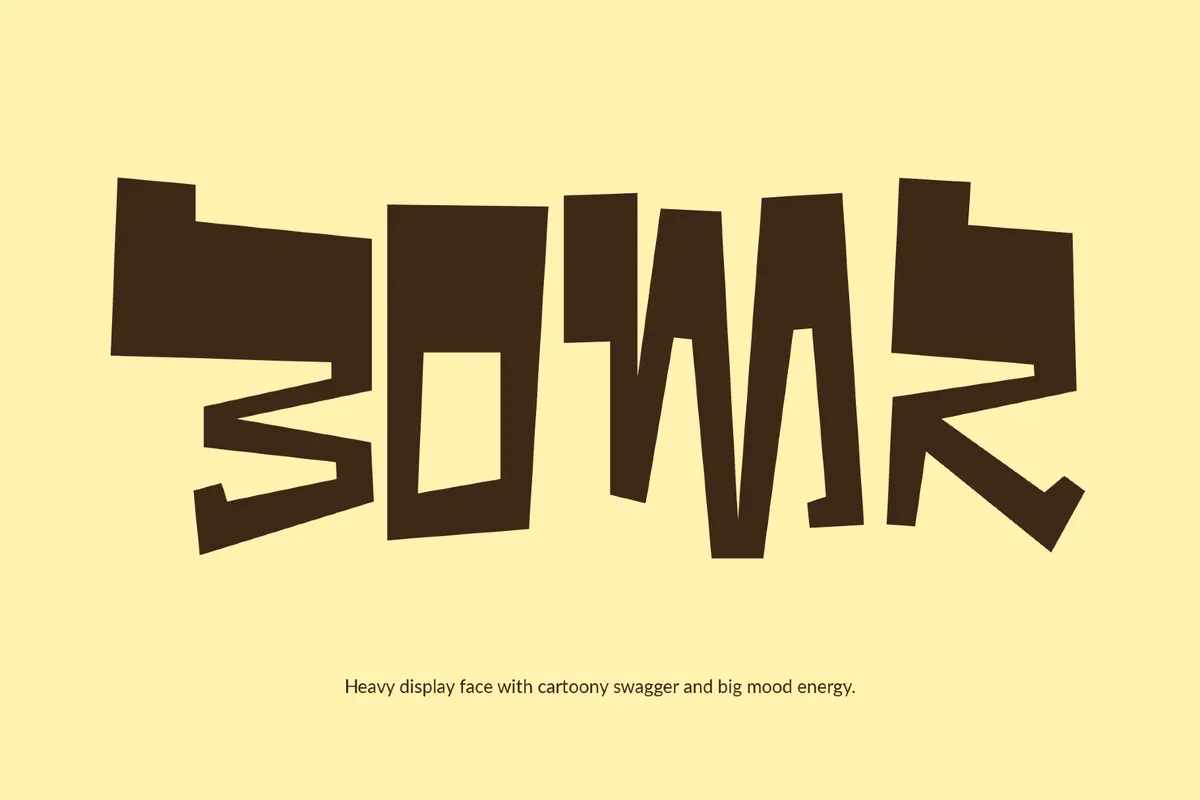 Bombr - Funny Street Font