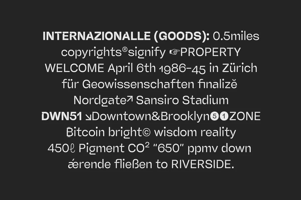 Miguer Sans - High-Contrast Grotesque Font Family