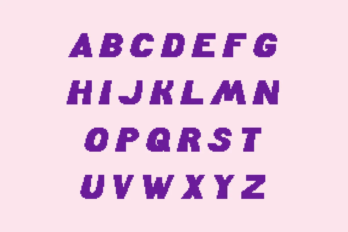 Cursyger - Pixel Gaming Font