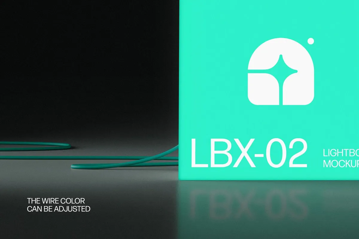 Frameless Lightbox Signage Mockups