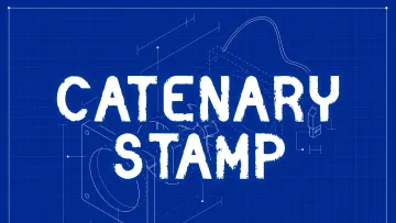 Catenary Stamp Font