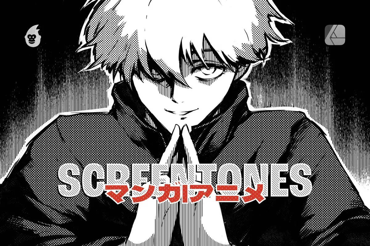 Manga Screentone Affinity Designer Brushes