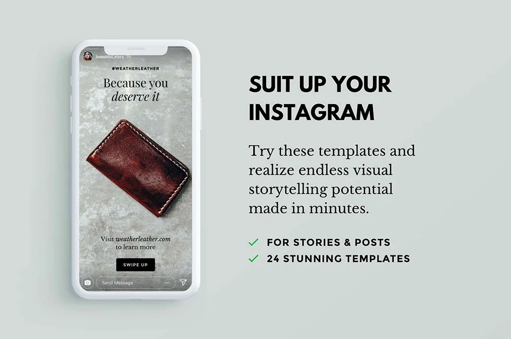 Lush: 24 Instagram Templates
