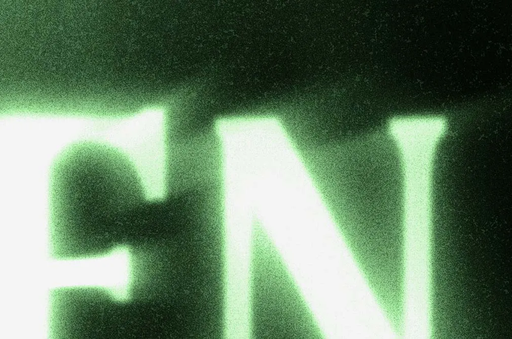 Alien Glow Text Effect