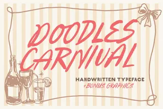 TNSC Doodles Carnival - Handwritten Font