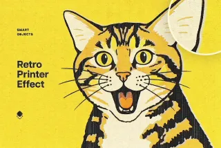 Retro Print Effect