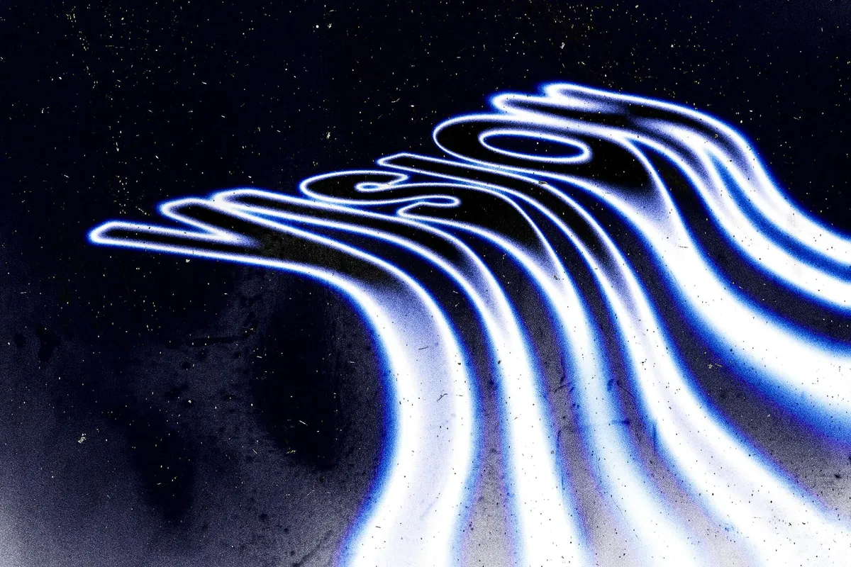 Space Liquid Text Effect