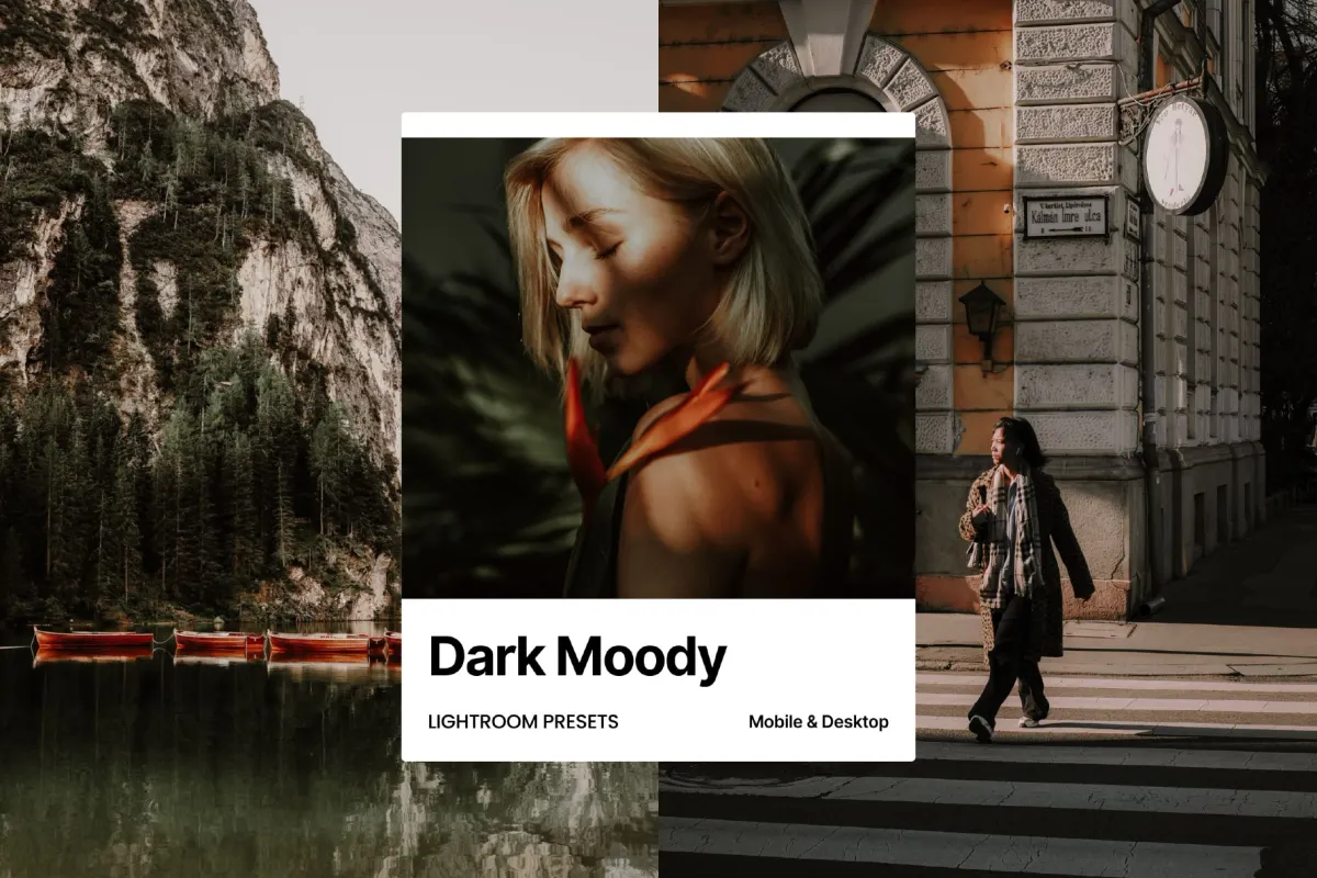 Dark Moody Lightroom Presets