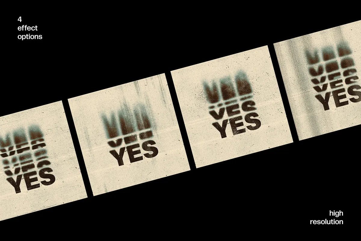 Printed Mess Text & Logo Effects Collection