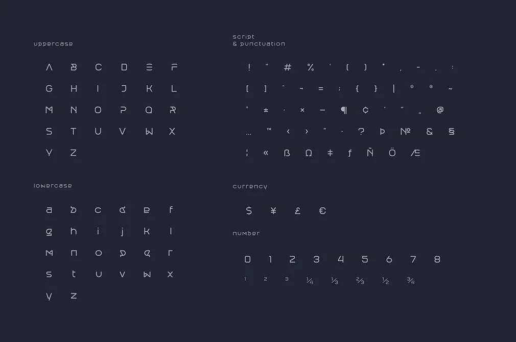 Baregx Futuristic Font