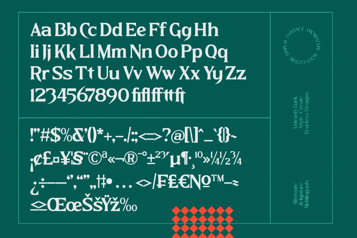Nighttmer Horizon - Bold Gothic Display Font