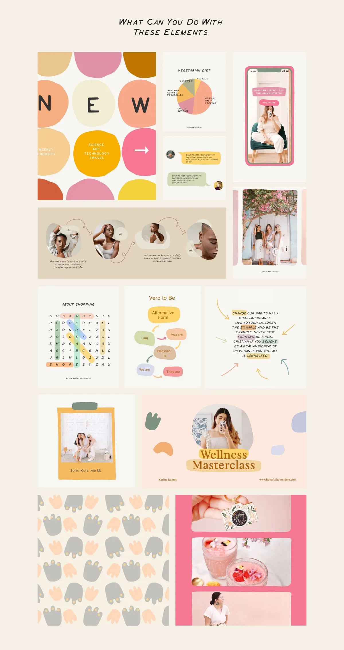 Bubbles, Arrows & Frames