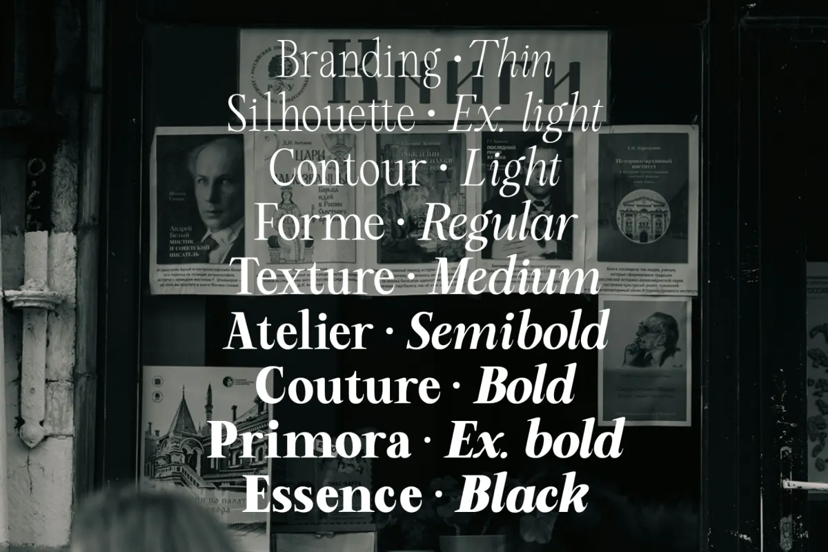 RCL Arviel – Modern Editorial Serif Font Family