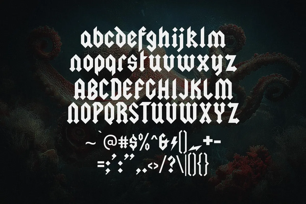 The Gothic Rite - Dark Academia Font