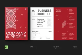 Company Profile Brochure Affinity Template - RELL