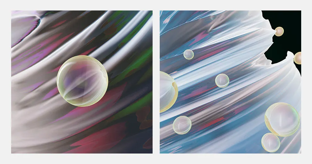 3D Space Abstract Background