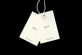 Luxury Swing Tag Mockup