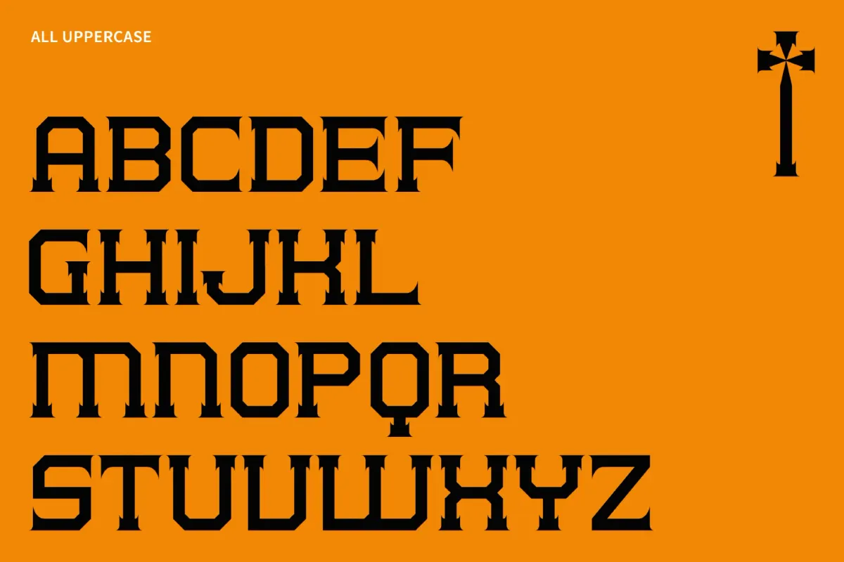 Mafanea - Gothic Monogram Serif Font