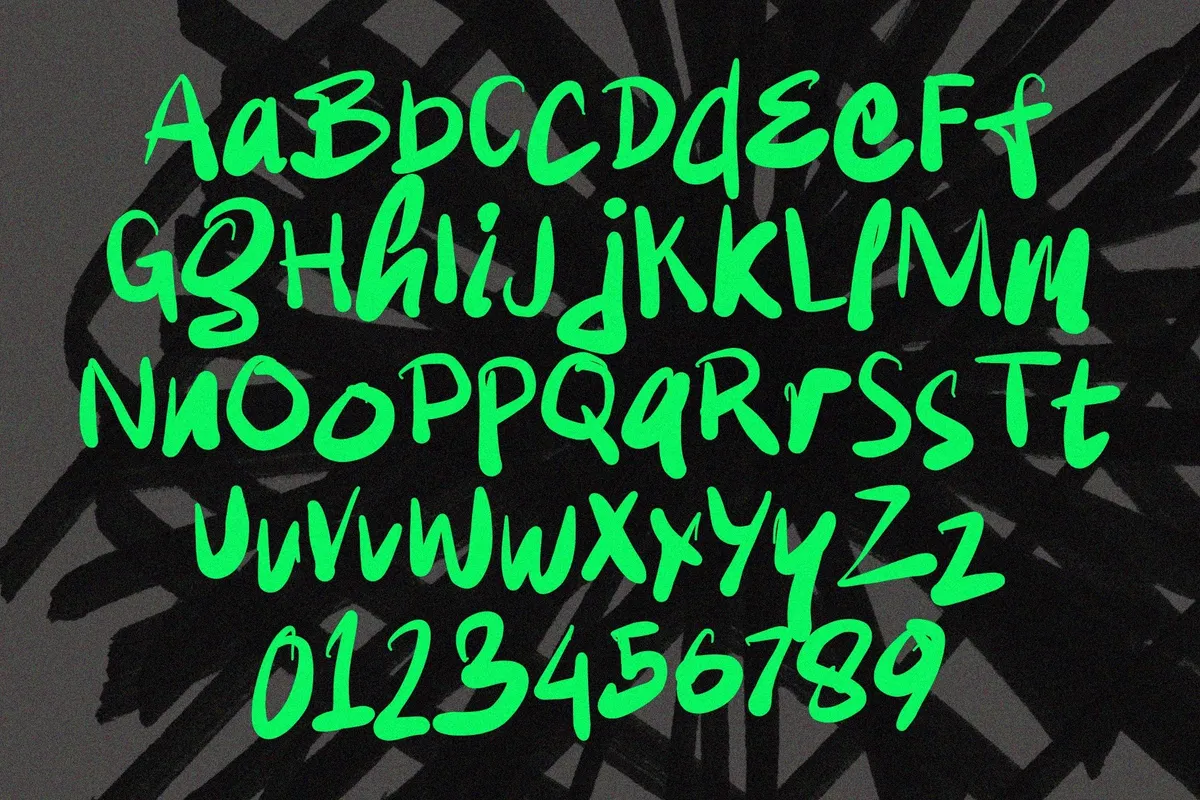 BIGES — Urban Raw Brush Font