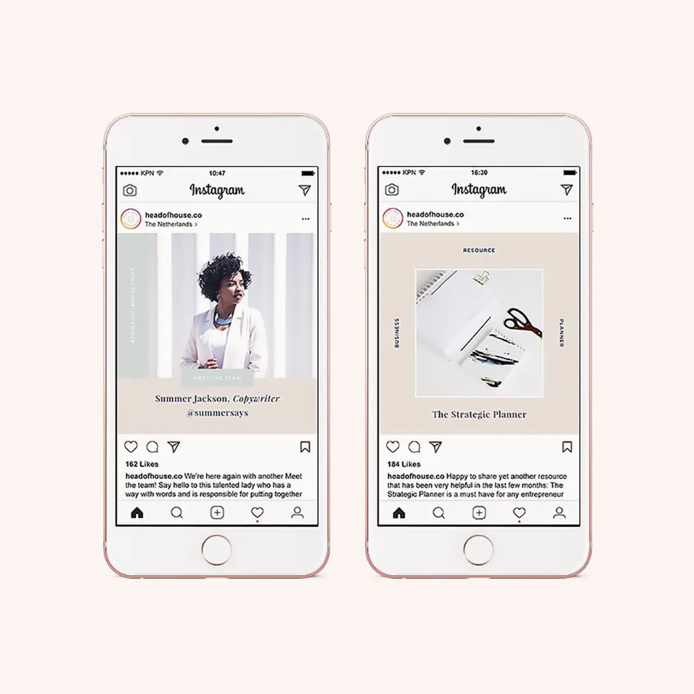 Hepburn Instagram Templates Kit
