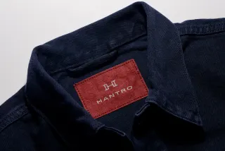 Denim Neck Branded Patch Mockup