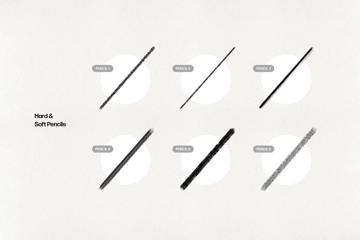 Basic Pencil Procreate Brushes