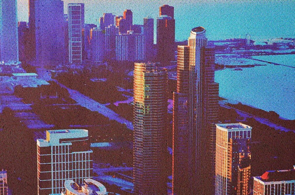 Halftone Postcard Photo Effect