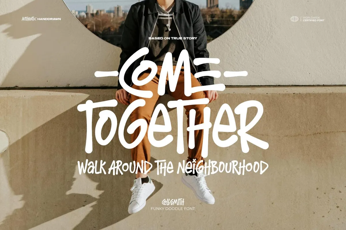Collsmith — Funky Doodle Font
