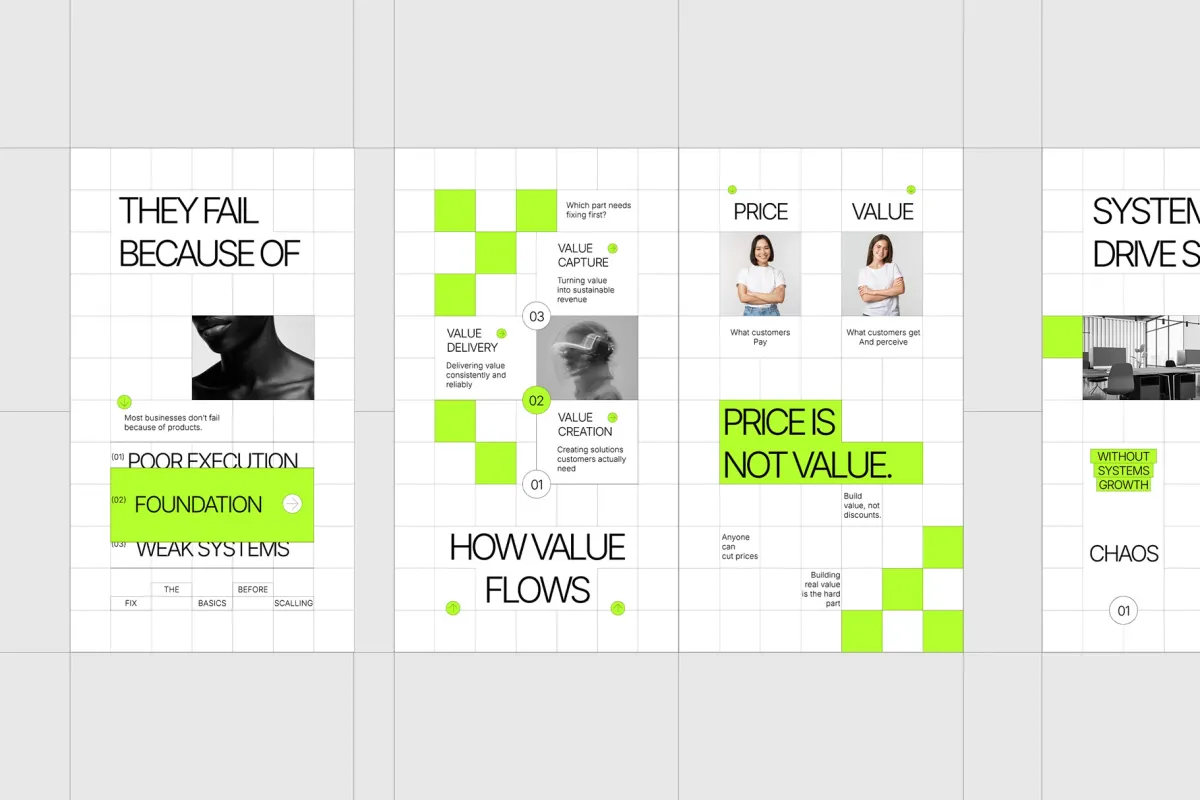 Business Market Value Instagram Pack for Affinity