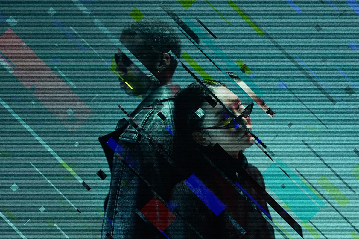 Glitch Matrix Photoshop Effect