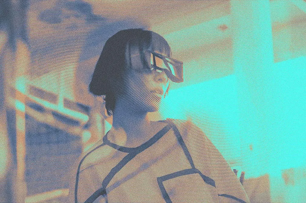 Lost Signal Photo Effect