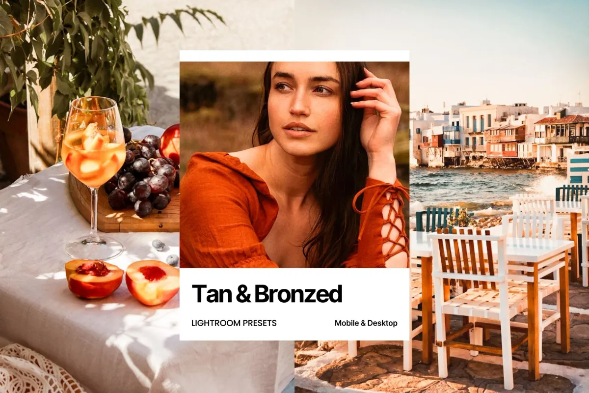 Tan & Bronzed Glow Lightroom Presets