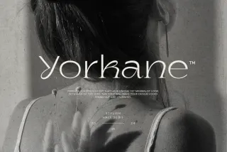 Yorkane - Stylish Half Serif