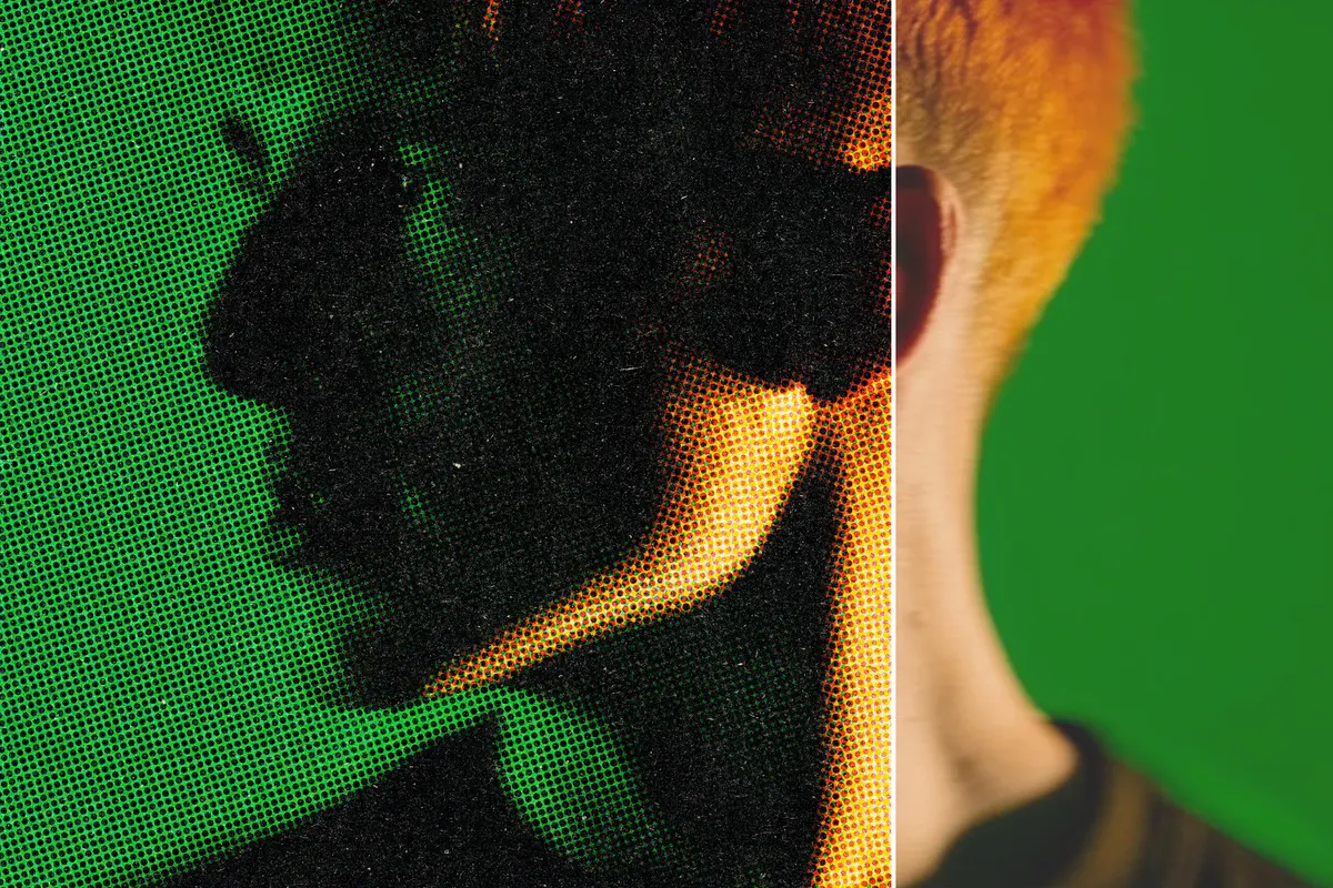 Pop Art Halftone Photo Effect