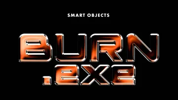 Gloss Metal Text Effect