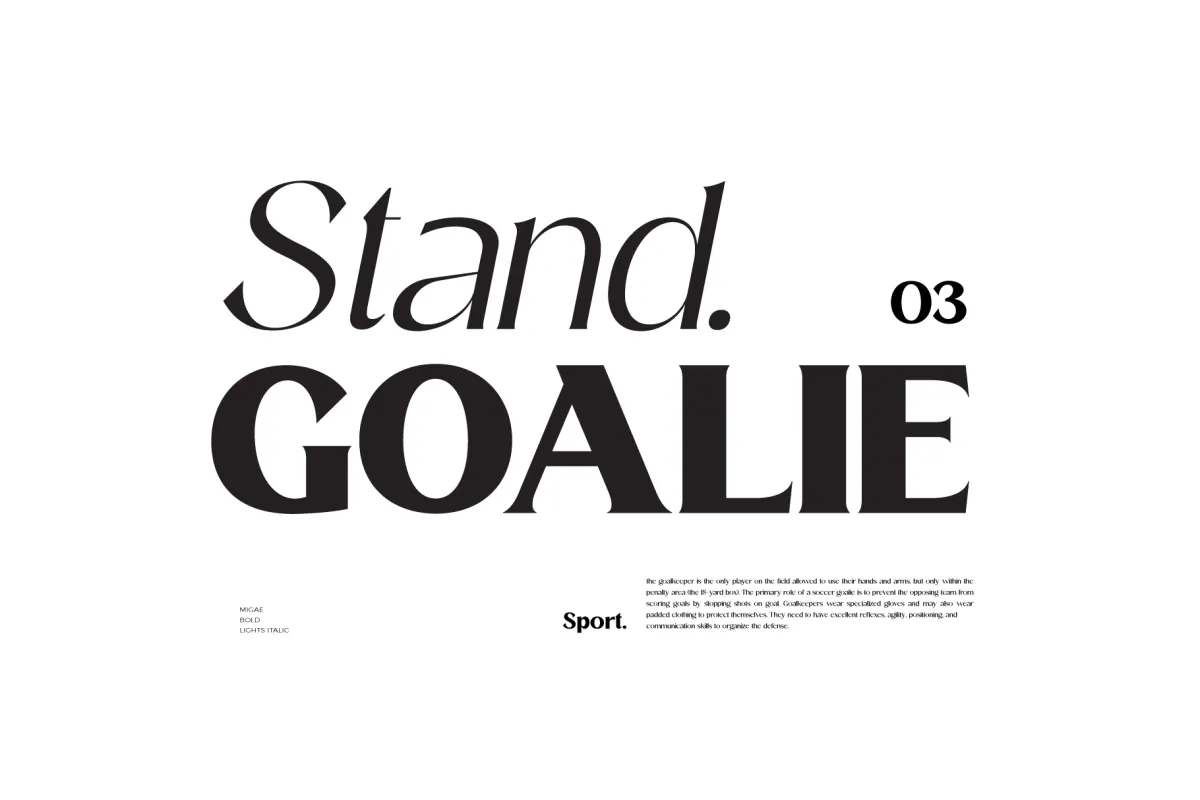 Migae – Elegant Modern Serif Display Font